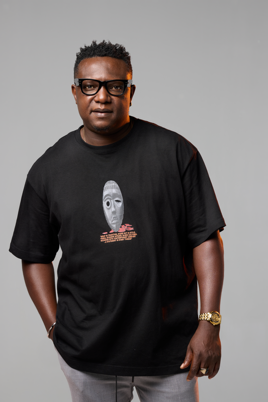 Okorosha Mask: Legacy in Wood Comfort Tee